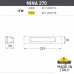 Встраиваемый светильник светодиодный уличный Nina 8C1.000.000.LYP1L IP55