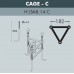 Наземный фонарь светодиодный Rut E26.202.R20.VXF1R IP55