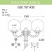 Наземный фонарь уличный Globe 300 G30.157.R30.AZE27