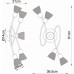 Потолочная люстра Panna 54533-5D