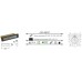 Встраиваемый светодиодный светильник уличный LD-D017 220V LED