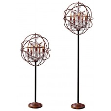 Торшер Foucaults orb crystal LOFT1897FT