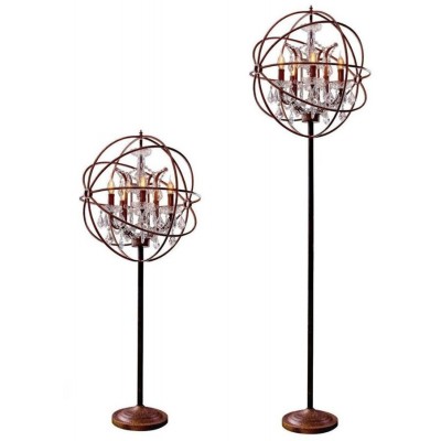 Торшер Foucaults orb crystal LOFT1897FT