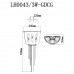 Бра хрустальное Lissone LH0043/3W-GDCG