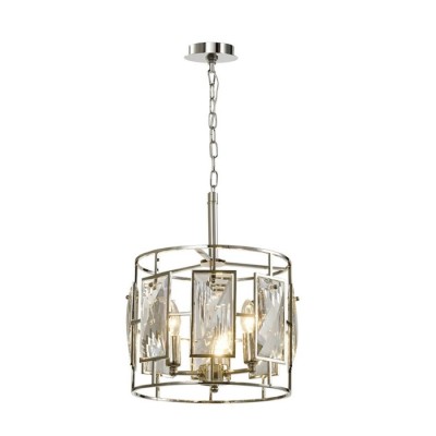 Подвесная люстра хрустальная Barumini LH3046/3P-NK