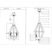 Подвесная люстра хрустальная Sacrofano LH3049/3P-CO