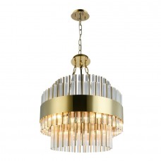 Подвесная люстра хрустальная Floridiya LH3054/12P-GDCG