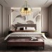 Подвесная люстра хрустальная Floridiya LH3054/12P-GDCG