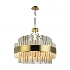 Подвесная люстра хрустальная Floridiya LH3054/18P-GDCG