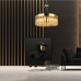 Подвесная люстра хрустальная Karre LH3056/12P-GDCG