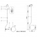 Подвесной светильник Paterno LH4113/1PM-BK-BR