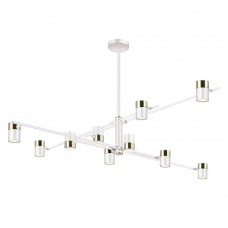 Потолочная люстра светодиодная Sauris LH8020/10P-WT-GD