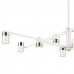 Потолочная люстра светодиодная Sauris LH8020/10P-WT-GD