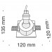Встраиваемый светильник Gyps DL001-1-01-W