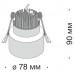 Встраиваемый светодиодный светильник Valo DL037-2-L5W