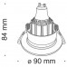 Встраиваемый светильник Barret DL041-01RG