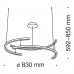 Подвесная люстра Line MOD054PL-L52B4K