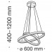 Подвесной светильник светодиодный Rim MOD058PL-L55BS4K