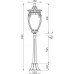 Наземный фонарь Fleur O414FL-01BZ1 IP44