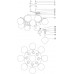 Потолочная люстра Circle V1153-9C