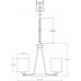 Подвесная люстра Viola V2681-3P