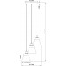 Подвесной светильник Brizzi V2783-3P
