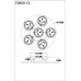 Потолочная люстра светодиодная с пультом Rondi V2860-CL