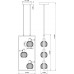 Подвесной светильник Katrin V3035-3P