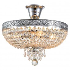 Потолочная люстра хрустальная BAROCCO 81404/4C CHROME