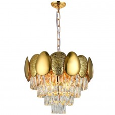 Подвесная люстра хрустальная CHIC 81437/8C GOLD