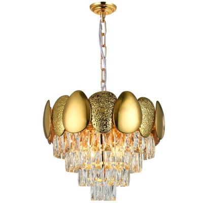 Подвесная люстра хрустальная CHIC 81437/8C GOLD