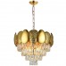 Подвесная люстра хрустальная CHIC 81437/8C GOLD Подвесная люстра хрустальная CHIC 81437/8C GOLD