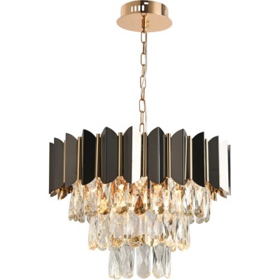 Подвесная люстра хрустальная DARIAN II 81448/5C GOLD BLACK
