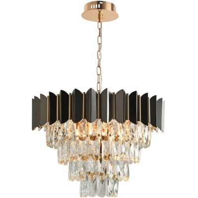 Подвесная люстра хрустальная DARIAN II 81448/8C GOLD BLACK