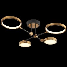 Потолочная люстра светодиодная LED LAMPS 81102/4C BRASS BLACK