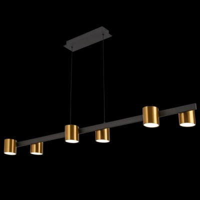 Подвесной светильник светодиодный LED LAMPS 81129/6C BRASS BLACK