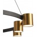 Подвесная люстра светодиодная LED LAMPS 81129/7C BRASS BLACK