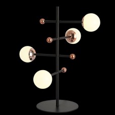 Интерьерная настольная лампа светодиодная LED LAMPS 81344/1T GOLD BLACK