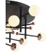 Потолочная люстра светодиодная LED LAMPS 81344 GOLD BLACK