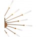 Потолочная люстра светодиодная LED LAMPS 81353 BRASS
