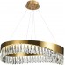 Подвесная люстра хрустальная светодиодная LED LAMPS 81356 GOLD SATIN