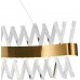 Подвесная люстра хрустальная светодиодная LED LAMPS 81357 GOLD SATIN