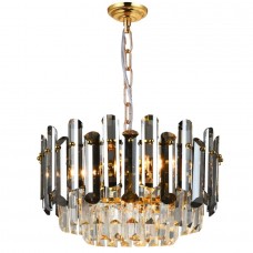 Подвесная люстра хрустальная NUBIAN 81438/6C GOLD PLATED