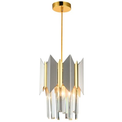 Подвесной светильник хрустальный QUEEN 79006/1W BRASS SILVER