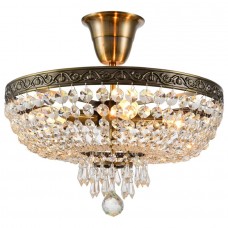 Потолочная люстра хрустальная ROCOCO 81407/4C ANTIQUE