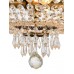 Потолочная люстра хрустальная ROCOCO 81407/4C ANTIQUE