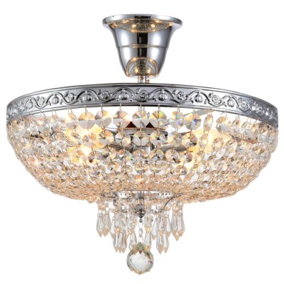 Потолочная люстра хрустальная ROCOCO 81407/4C CHROME