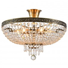 Потолочная люстра хрустальная ROCOCO 81407/6C ANTIQUE