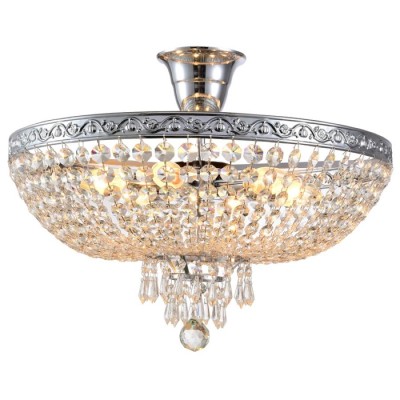 Потолочная люстра хрустальная ROCOCO 81407/6C CHROME