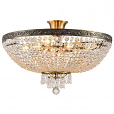 Потолочная люстра хрустальная ROCOCO 81407/8C ANTIQUE